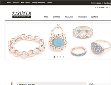 Tablet Screenshot of kisufimjewelry.com